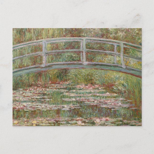 Postal Puente Japonés de Monet en Giverney (Anverso)