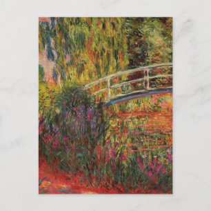 Postal Puente japonés por Monet Postcard