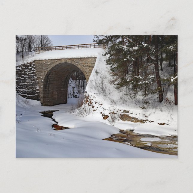 Postal Puente Keystone, Ramsay, Península Superior (Anverso)