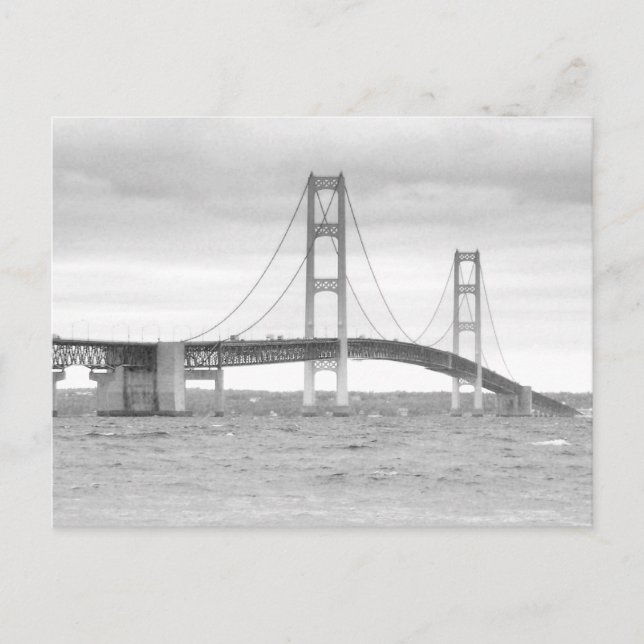 Postal Puente Mackinac (Anverso)