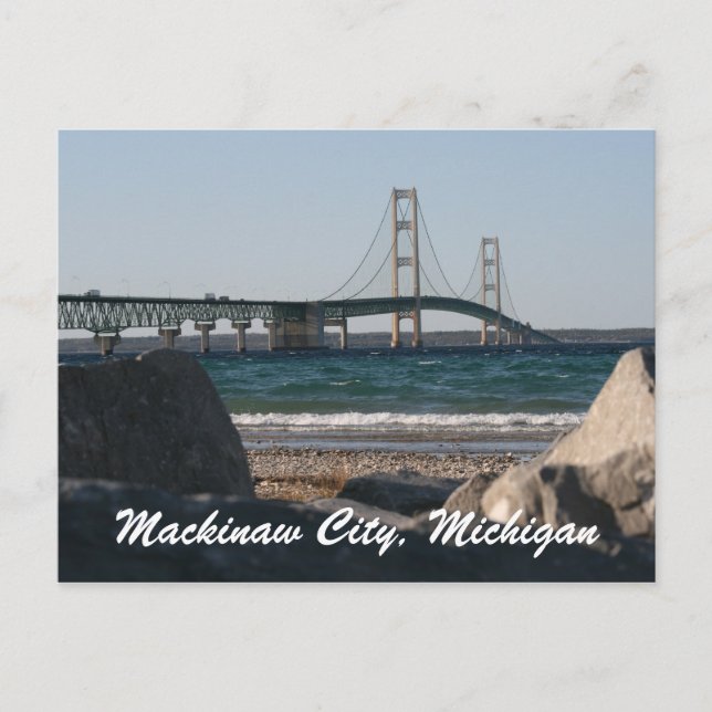 Postal puente mackinac (Anverso)