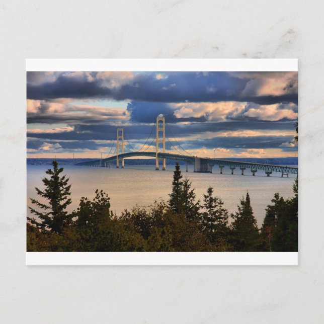 Postal Puente Mackinac 1060 (Anverso)