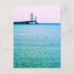 Postal Puente Mackinac - Michigan - Postcard