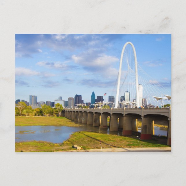 Postal Puente Margaret Hunt, Dallas, Texas (Anverso)