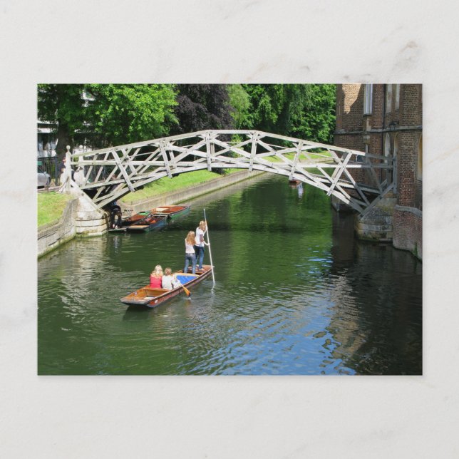 Postal Puente matemático, Cambridge (Anverso)