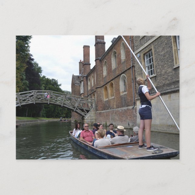 Postal Puente matemático, Cambridge (Anverso)