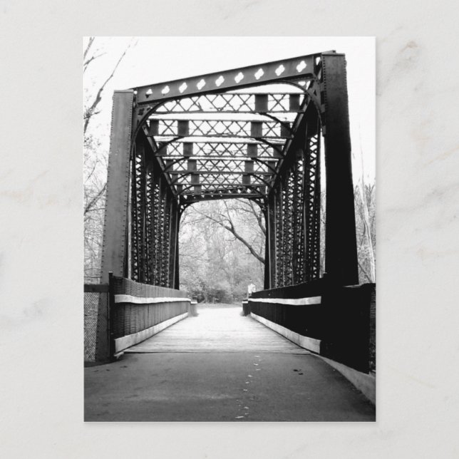 Postal Puente metalizado (Anverso)