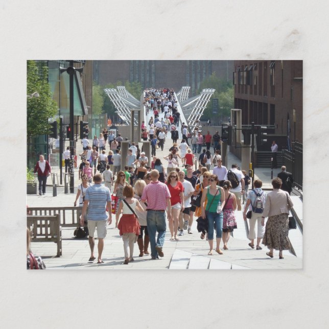 Postal Puente Millenium, Londres (Anverso)