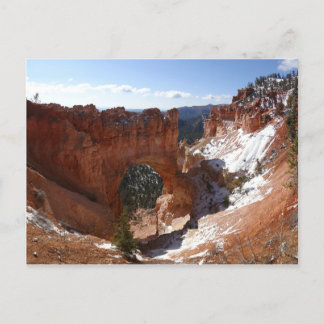 Postal Puente natural del cañón de Bryce Foto paisajista 