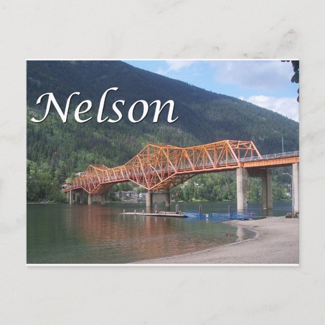 Postal Puente: Nelson, BC (Anverso)