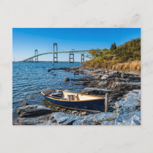 Postal Puente Newport RI Bahía Narragansett Rhode Island