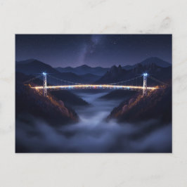 Postal Puente nocturno de Gatlinburg, Tennessee