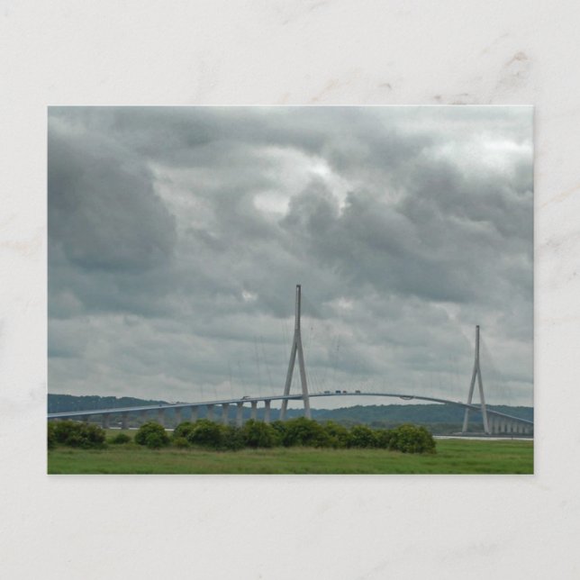 Postal Puente Normandía (Anverso)