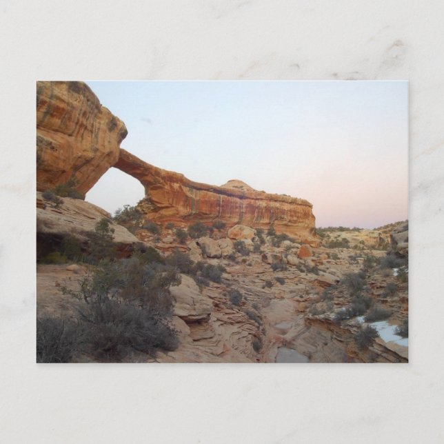 Postal Puente Owachomo En Los Puentes Naturales Monume Na (Anverso)