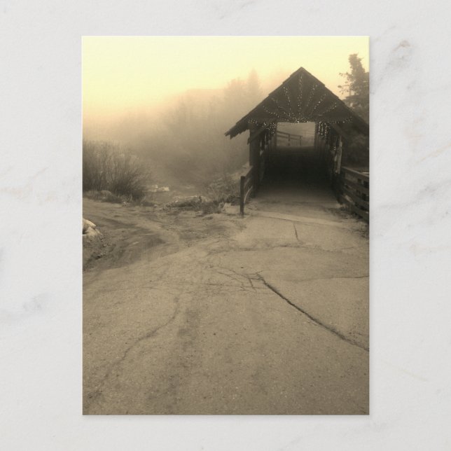 Postal puente peatonal de cercanías (Anverso)