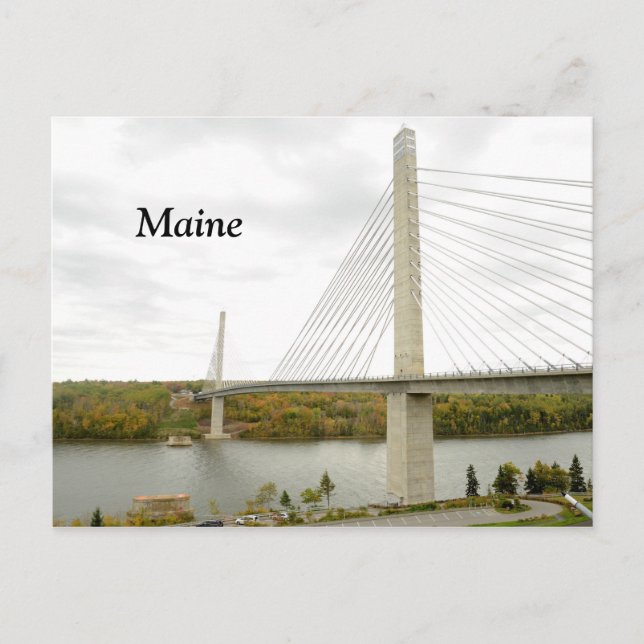 Postal Puente Penobscot Narrows (Anverso)