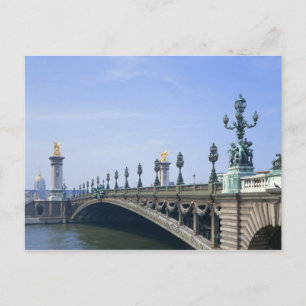 Postal Puente Pont Alexandre-III
