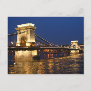 Postal Puente principal de Budapest