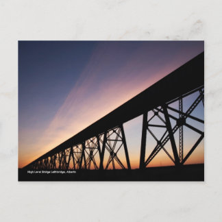 Postal Puente puente de alto nivel Lethbridge