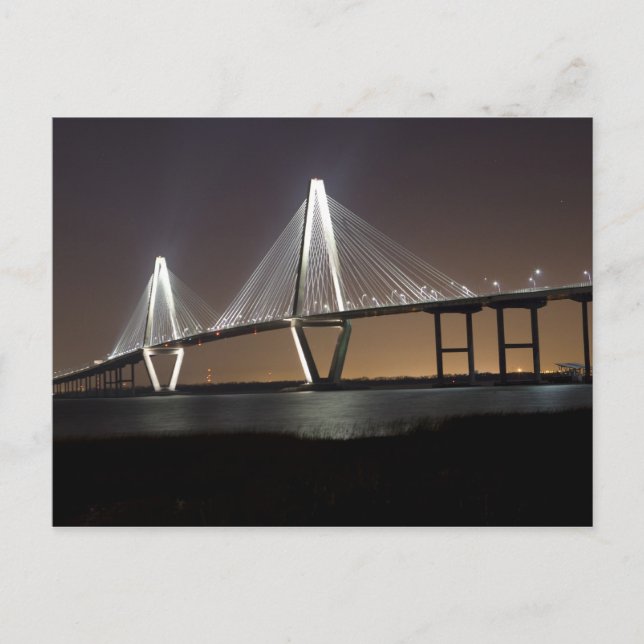 Postal Puente Ravenel De Noche (Anverso)