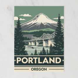 Postal Puente Retro Portland Oregon