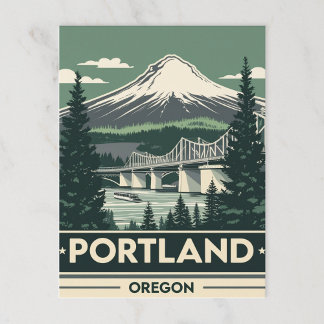 Postal Puente Retro Portland Oregon