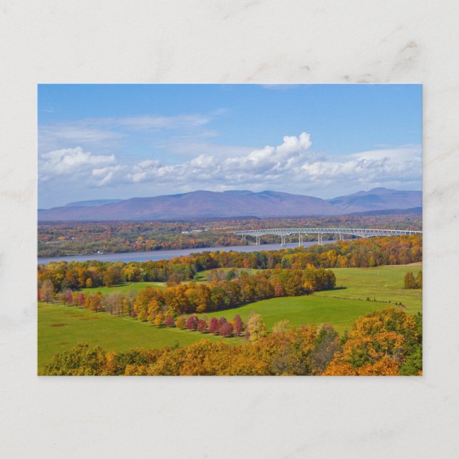 Postal Puente Rhinecliff en otoño (Anverso)
