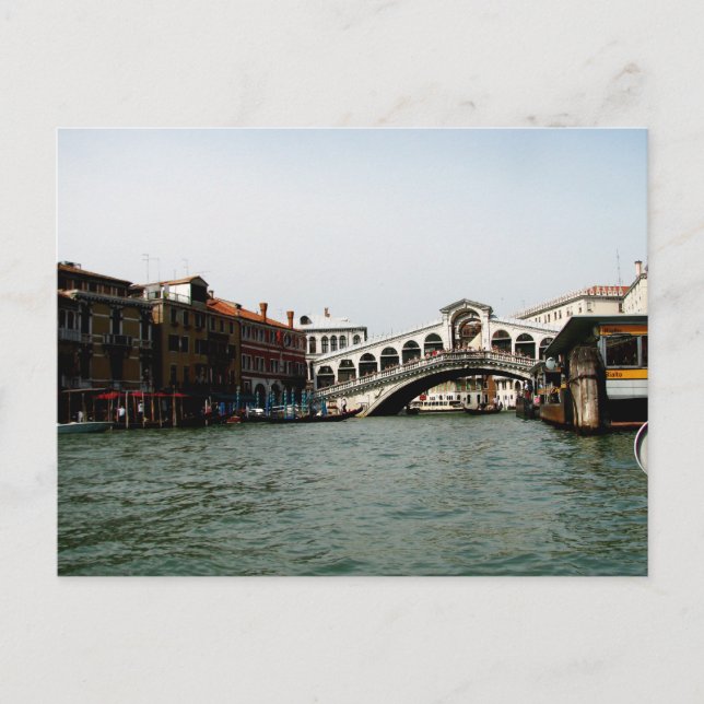 Postal Puente Rialto (Anverso)