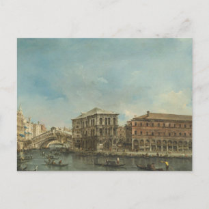 Postal Puente Rialto con Palazzo dei Camerlenghi