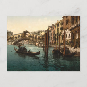 Postal Puente Rialto I, Venecia, Italia