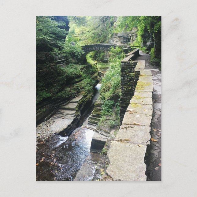 Postal puente robert h. treman state park (Anverso)