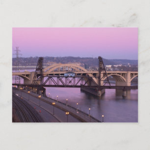 Postal Puente Robert Street en Dusk