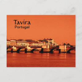 Postal Puente romano de Portugal en Tavira