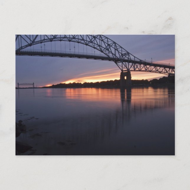Postal Puente Sagamor sobre el canal de Cape Cod, 2 (Anverso)