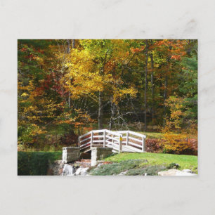 Postal Puente Seven Springs Fall I Paisaje de Otoño