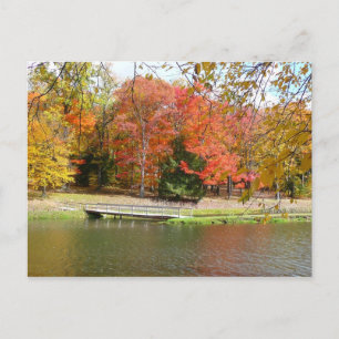 Postal Puente Seven Springs Fall III Paisaje de Otoño