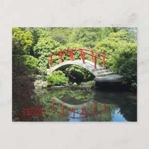 Postal Puente sobre agua fija