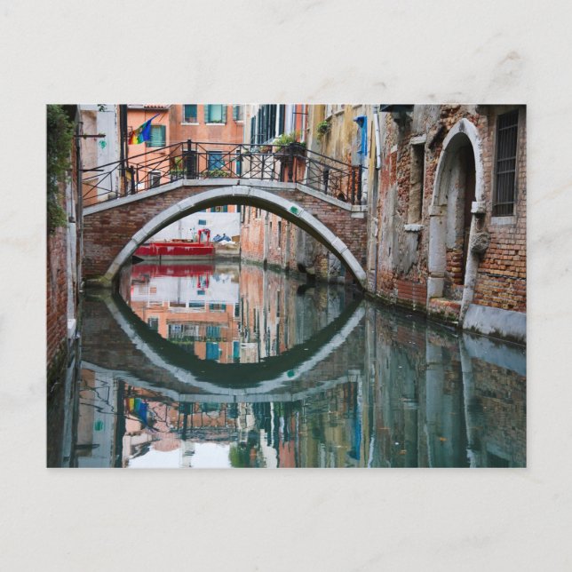 Postal Puente sobre el Canal de Venecia (Anverso)