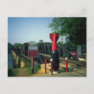 Postal Puente sobre el río Kwai, Kanchanaburi, Tailandia