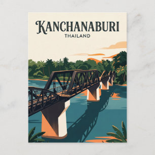 Postal Puente sobre el río Kwai Tailandia