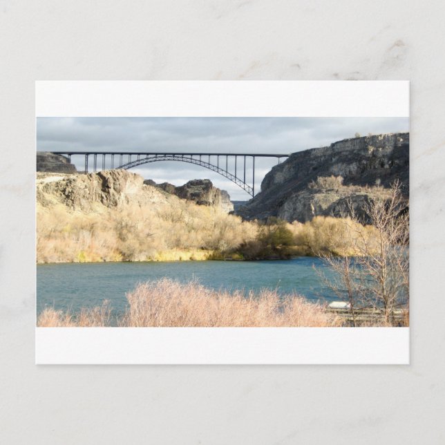 Postal Puente sobre el río Serpiente (Anverso)