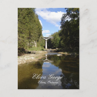 Postal Puente sobre la garganta de Elora