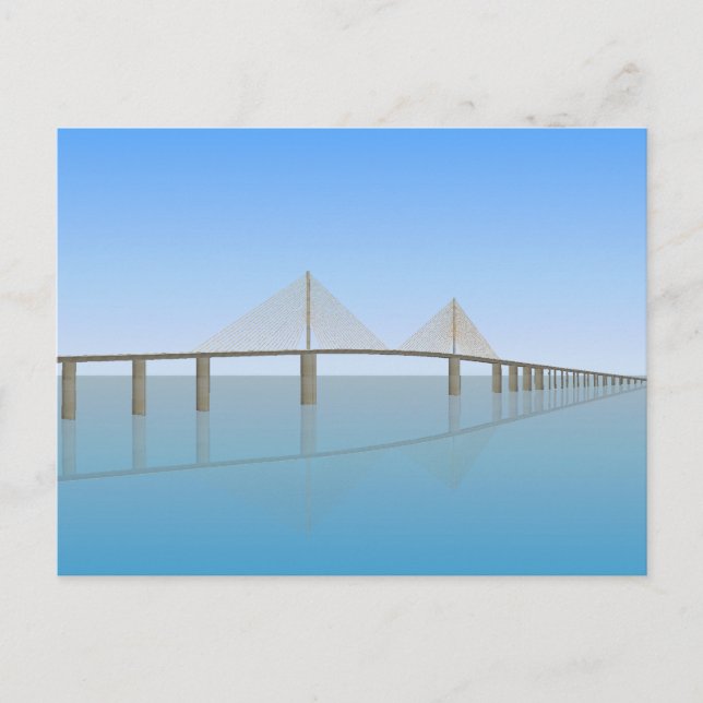 Postal Puente Sunshine Skyway: Tampa Bay: (Anverso)