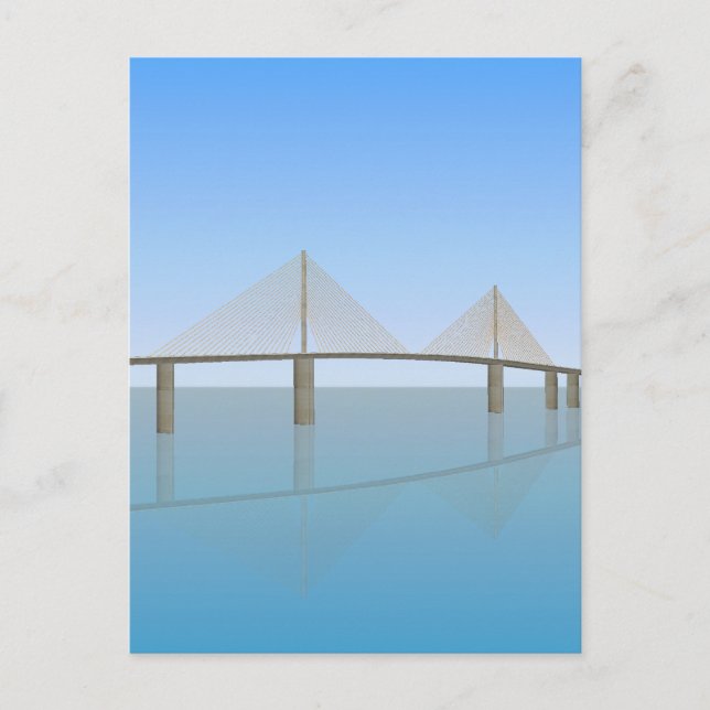 Postal Puente Sunshine Skyway: Tampa Bay: (Anverso)