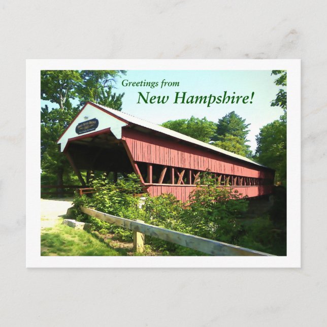 Postal Puente Swift River - New Hampshire (Anverso)