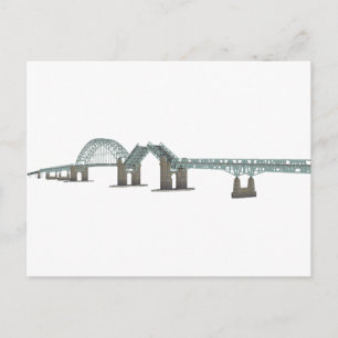 Postal Puente Tacony Palmyra: Modelo 3D: