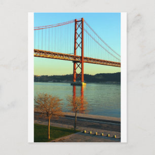 Postal Puente Tajo, Lisboa, Portugal