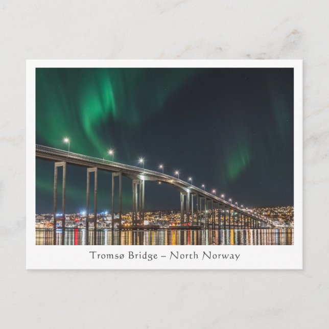 Postal Puente Tromso (Anverso)