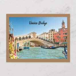 Postal Puente Venecia de Roma