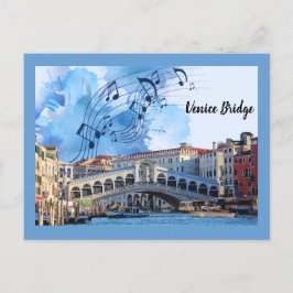 Postal Puente Venecia de Roma